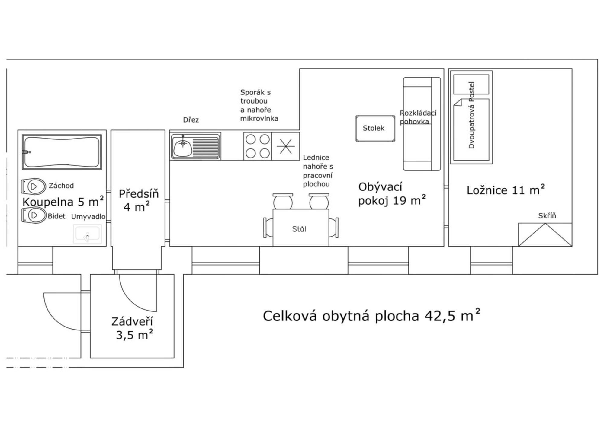 Chata U Vleku Kouty Nad Desnou Loucna nad Desnou Exterior photo